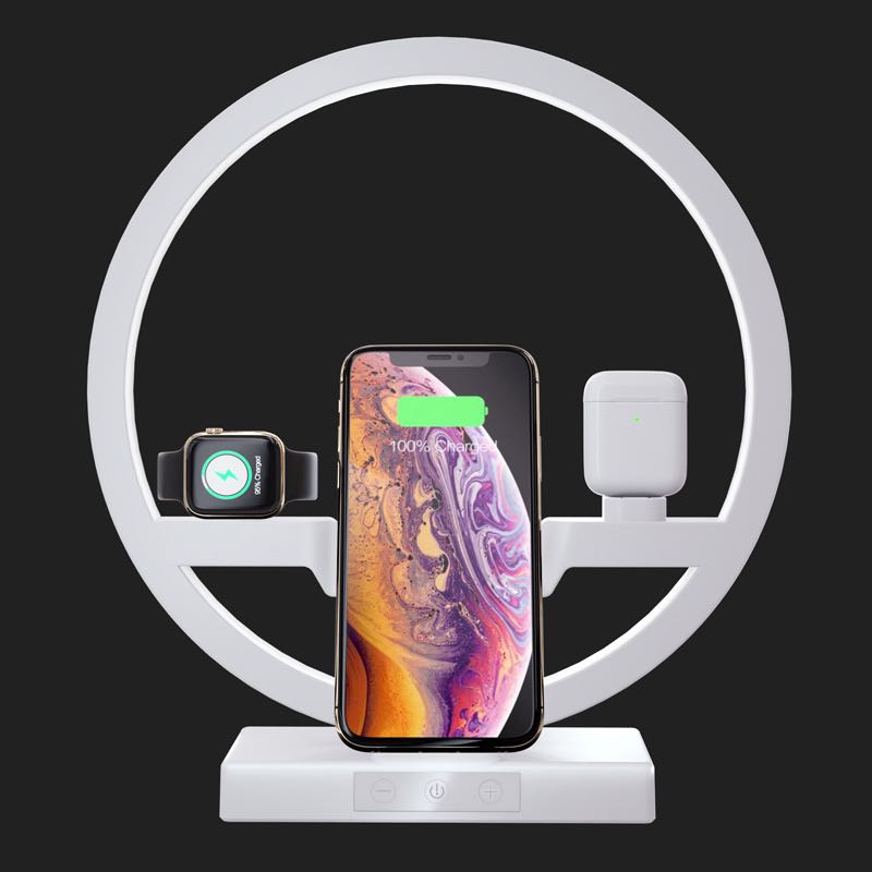 4 in 1 wireless charger with LED LM-38