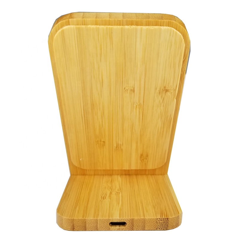 Best Selling Products Wooden Bamboo Wireless Charger QI Fast Wireless Charging For Mobile Phone LM-200