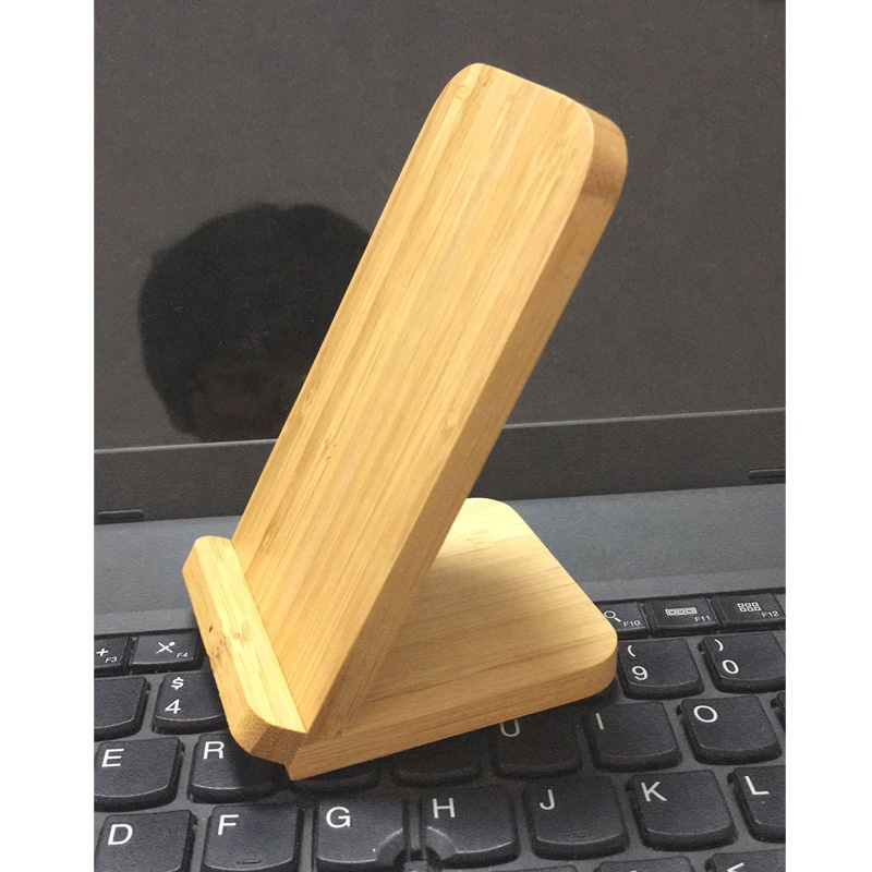 Best Selling Products Wooden Bamboo Wireless Charger QI Fast Wireless Charging For Mobile Phone LM-200