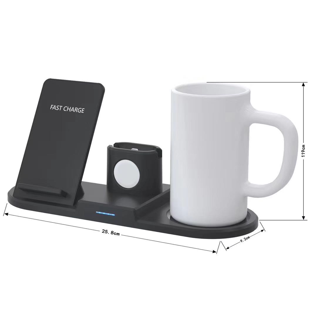 4 in 1 wireless charger 55 intelligent constant temperature cup LM-39